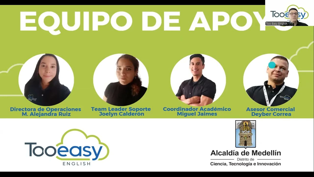 Webinar de bienvenida convenio prueba piloto con la Alcaldía de Medellín.