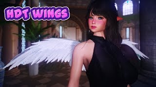 skyrim LE HDT wings + Dance