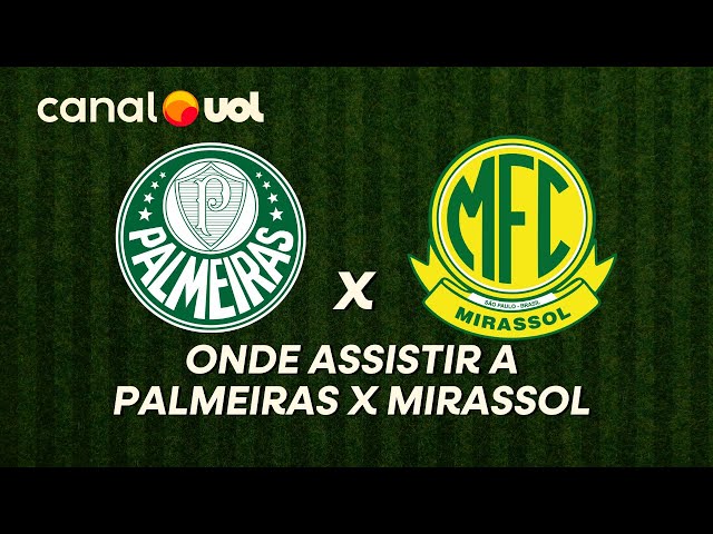 Onde vai passar Palmeiras x Mirassol pelo Brasileirão? Como assistir ao ...