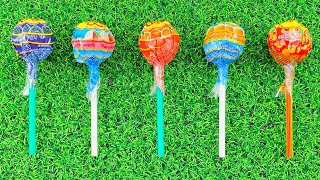 Satisfying Video | Lollipop Candy with Glitter Chupa Chups, Yummy Fruit Sweets ASMR #1