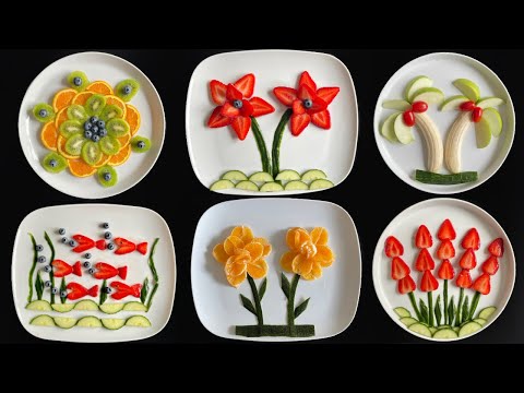 Top 6 Fruits Decoration Ideas / Super Fruits Decoration / Fruit curving & cutting Hacks /Fruits Art