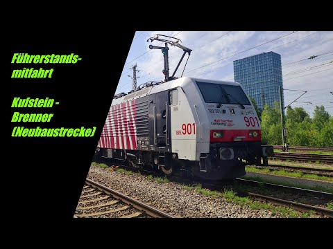 Führerstandsmitfahrt Kufstein - Brenner (Neubaustrecke)