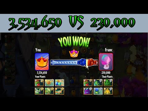 3,2M - 4,5M!!! | Apple Mortar Tournament | PVZ 2 | 3,534,650 vs 230,000