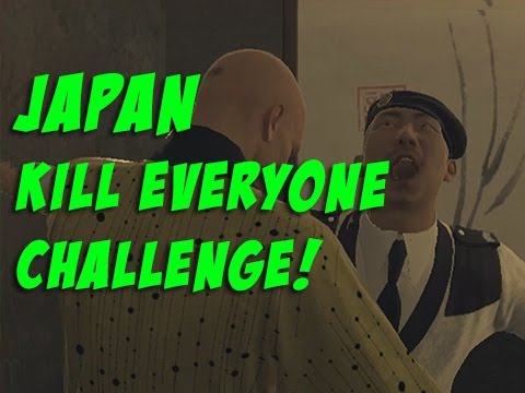 Japan Kill Everyone Challenge! - Hitman 2016