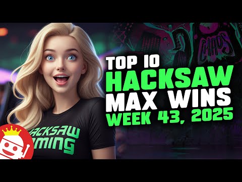 🔥 TOP 10 HACKSAW GAMING MAX WINS OF WEEK 43 / 2025 | REAL PLAYER WINS!