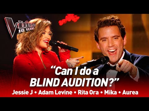 Coaches giving the Blind Auditions a try on The Voice | The Voice 10 Years | ENG subs
