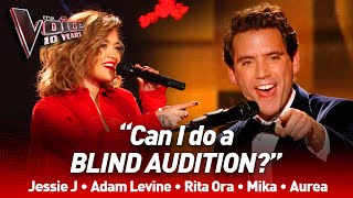 Download Mp3 Coaches giving the Blind Auditions a try on The Voice The Voice 10 Years ENG subs