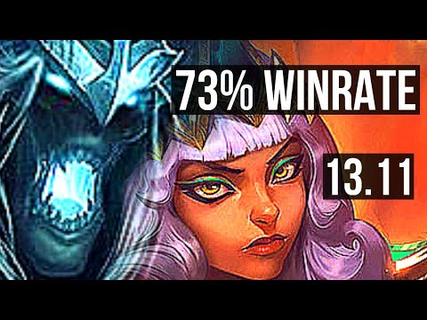 KARTHUS vs QIYANA (MID) | 10/1/17, 73% winrate, Rank 7 Karthus, Godlike | EUW Challenger | 13.11