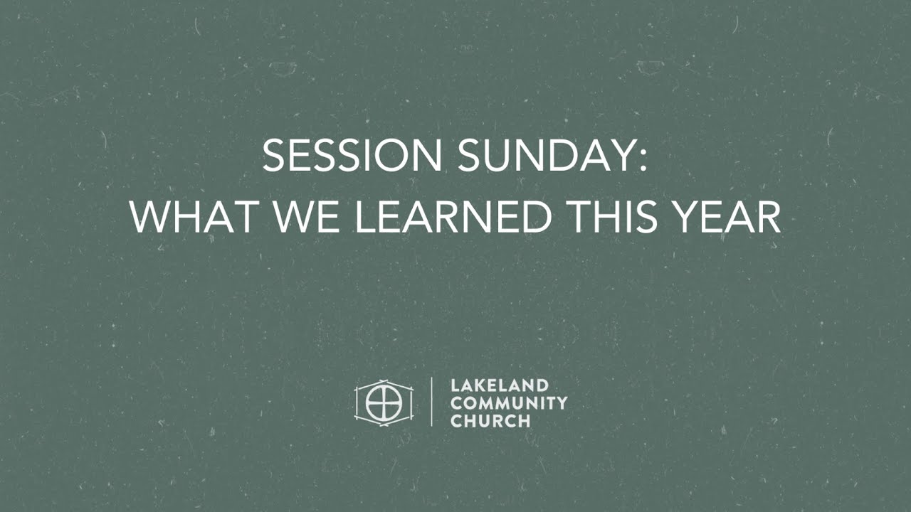 Session Sunday: What We Learned this Year