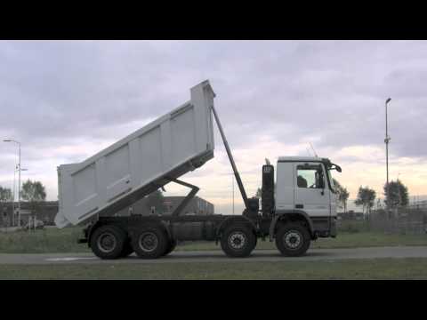 pktrucks Mercedes 4144-K Actros 8x4 with Meiller 17 cbm. tipper - NEW