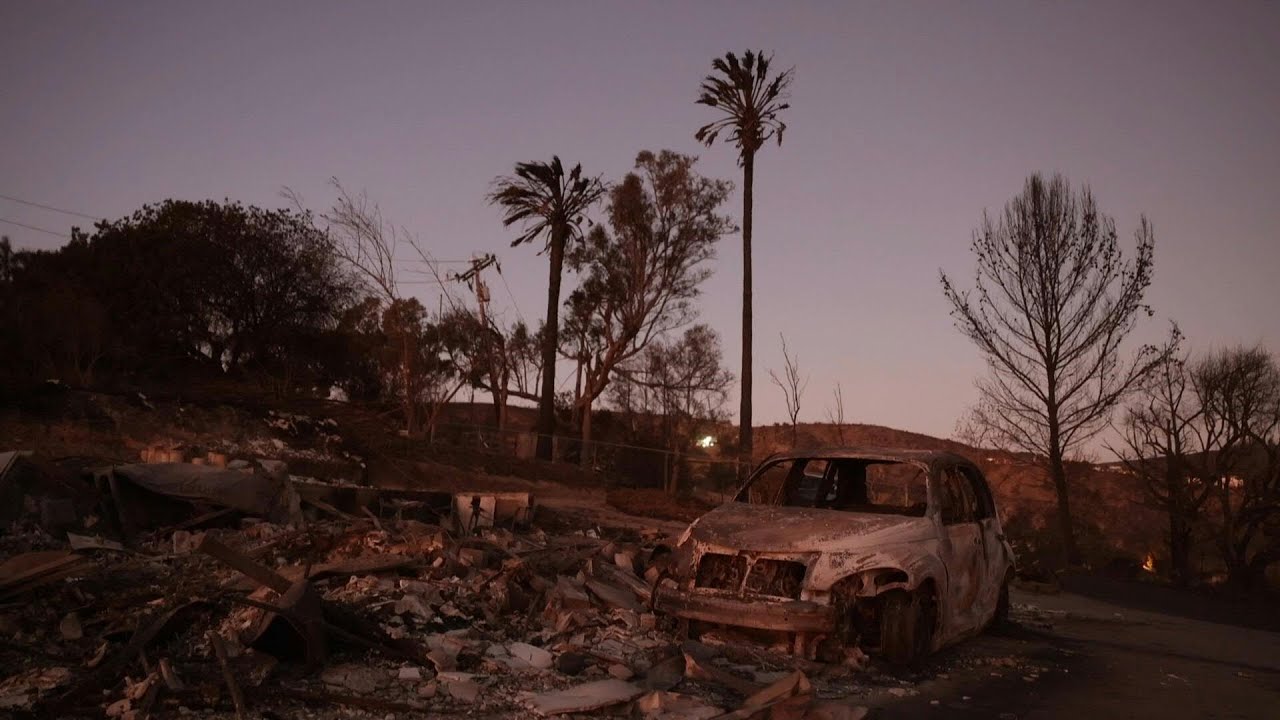 Scene of destruction as strong winds fuel wildfires near Los Angeles | AFP