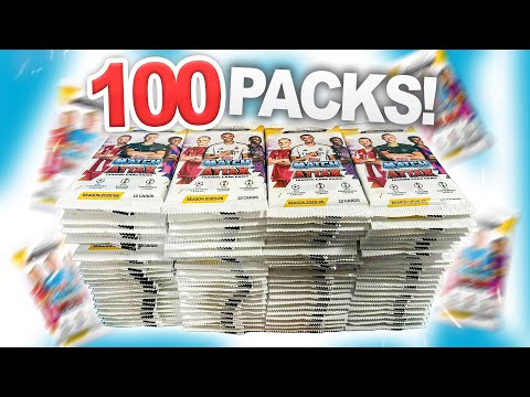 Eröffnung von *100 PACKS* MATCH ATTAX 2025/26!! (Über 1200 KARTEN!)