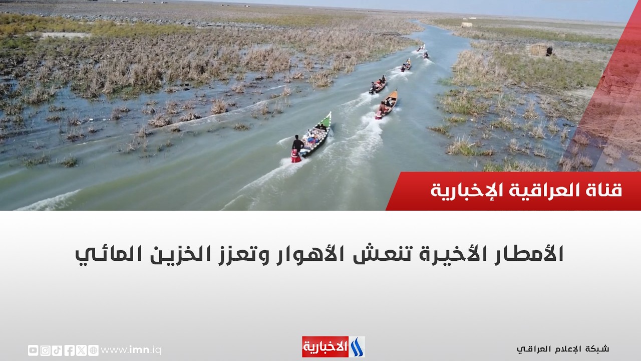 فيديو | الأمطار الأخيرة تنعش الأهوار وتعزز الخزين المائي | تقرير منتظر جاسم