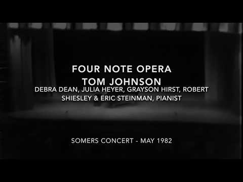 Quartet from The Four Note Opera - Tom Johnson