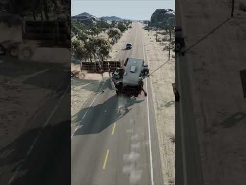 Realistic Highway Car Crashes #320 - BeamNG.Drive