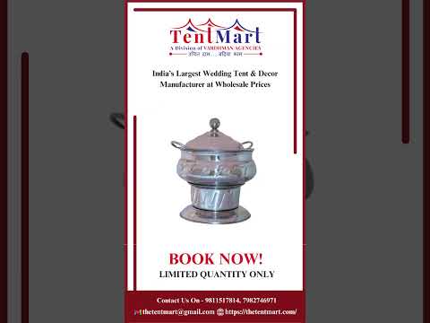 Chafing dishes with stand