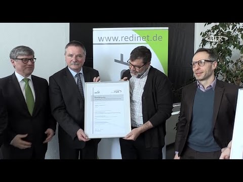 TSM Zertifizierung Redinet Burgenland GmbH Reinhard Rau Geschäftsführer DVGW Andreas Rößle