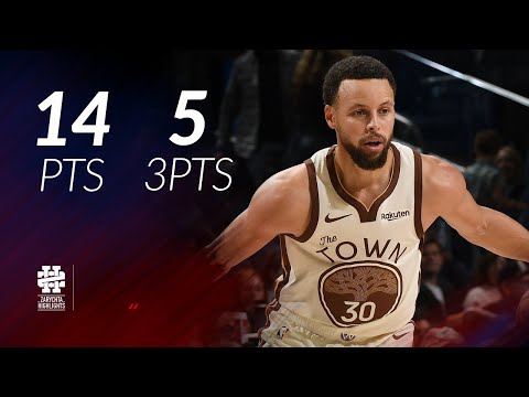 Stephen Curry 14 pts 5 asts vs Hornets 25/26 season