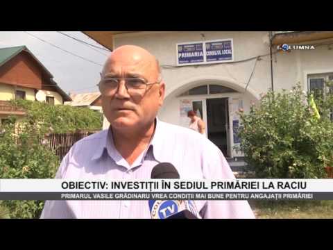 Obiectiv: Investitii in sediul primariei la Raciu - www.columnatv.ro