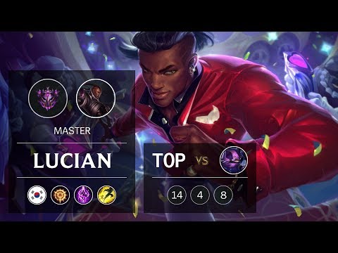 Lucian Top vs Kennen - KR Master Patch 9.6