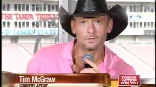 Country stars Tim McGraw and Kenny Chesney kick off tour