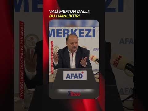 Vali Dallı’dan Şok Çıkış: “Bu Hainliktir”
