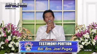 Download Lagu JMCIM | Testimony Portion | Bel. Bro. Joel Pugay | December 4, 2022 Thumbnail