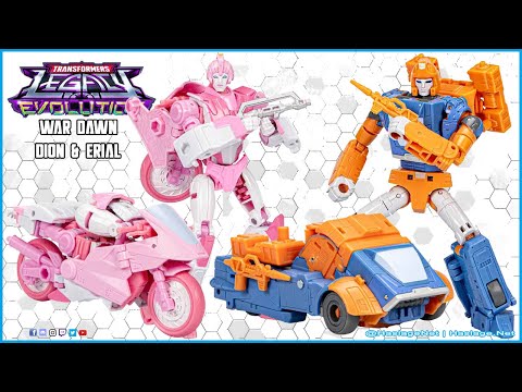 SDCC 2023 Exclusive! #Transformers Legacy Evolution War Dawn Two-Pack, Dion & Erial | HNE Toys