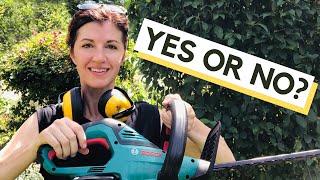 BOSCH AHS 50-20 LI Cordless Hedge Cutter / Demo & Review