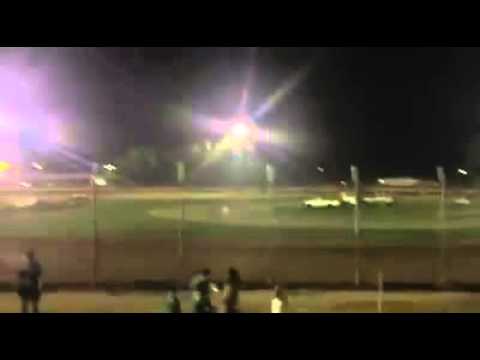 Junior sedans race at Kingaroy