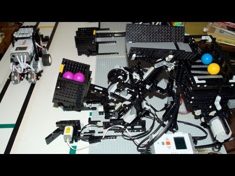 LEGO Mindstorms NXT 'Bin Emptying Robot' - Mark II