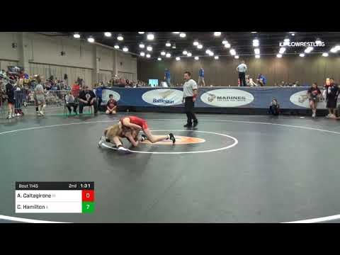 94 Lbs Quarterfinal Alissa Caltagirone Team Rhode Island Vs Charlene Hamilton Team Illinois