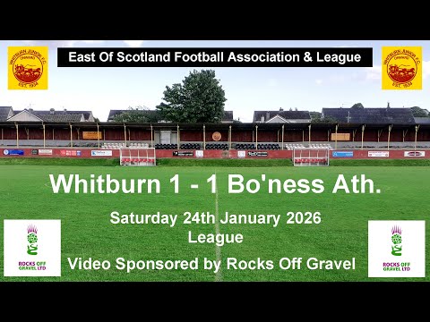 Whitburn v Bo'ness Athletic 24-1-2026