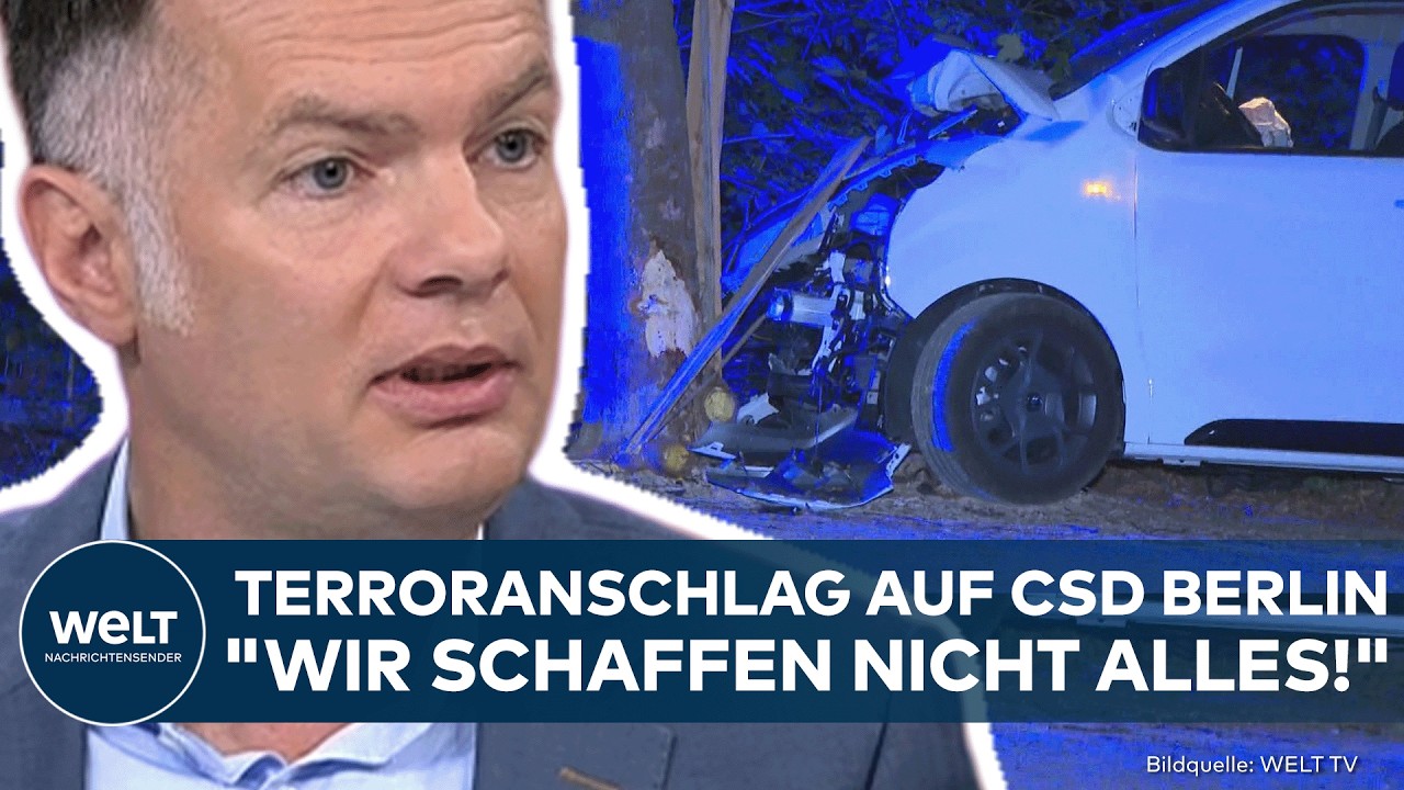 CSD-ANSCHLAG BERLIN: "Wir schaffen nicht alles!" Warum die Polizei an ihre Grenzen stößt