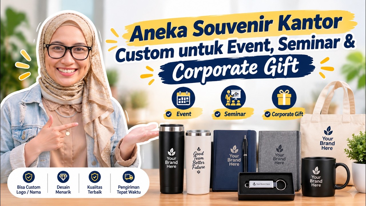 Aneka Souvenir Pernikahan Unik & Bermanfaat + Souvenir Kantor Custom, Seminar & Corporate Gift