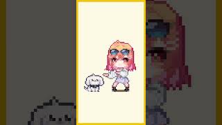 一条莉々華 - ドット絵でPOKÉDANCE踊ってみた！3D化に向けてチャンネル登録お願いします！ #regloss #ホロライブ #pokedance #shorts #ポケモン