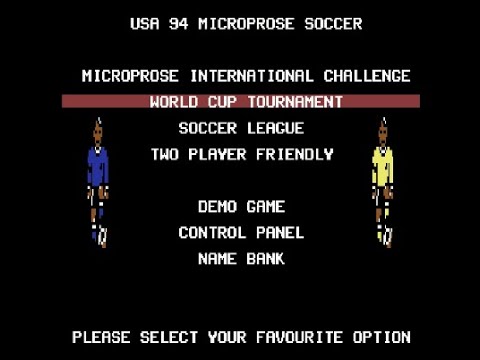 Microprose Soccer: USA 94 - Commodore 64 (1994)