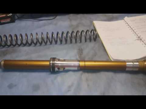 kyb a-kit front forks spring and oil change