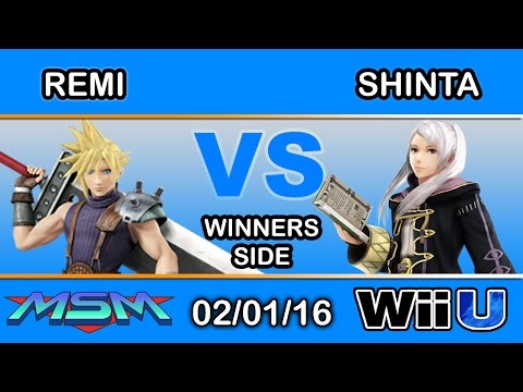MSM 35 - Remi (Cloud) Vs. Shinta (Robin) Winners Side - Smash Wii U