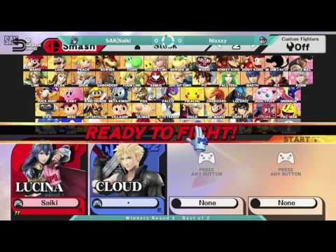 SOS35 WR2 - SAK|Saiki (Lucina) vs Nixxxy (Mario/Cloud)
