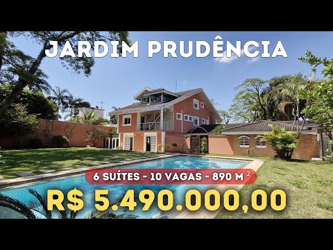 Vídeo do imóvel — Casa com 6 Quartos  6 Suítes 10  Vagas no Jardim Prudência!