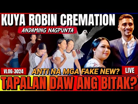 ⭕️ KAGAGALING LANG SA CREMATION NI KUYA ROBIN! ANDAMING NAGPUNTA, MAY HINIMATAY | ANTI NA FAKE NEWS!