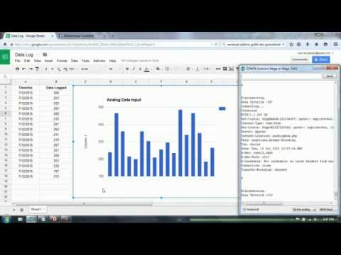 Data Log Arduino ke Google Spreadsheet