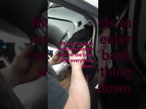 Nissan heater core replacement