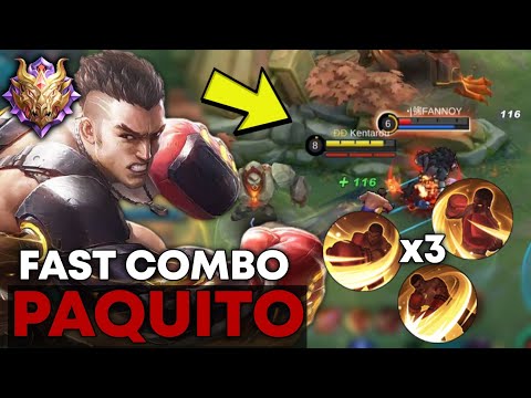 FAST HAND PAQUITO DESTROYING EVERYONE! 🤯 | Paquito Best combo | Best Build Paquito Best Emblem MLBB