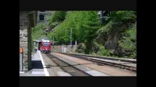 preview picture of video 'Rhätische Bahn - Strecke Brusio - Alp Grüm - Albula'