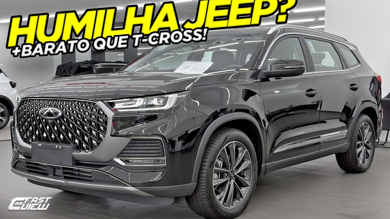 SE UM T-CROSS CUSTA R$200 MIL O NOVO TIGGO 8 PRO 2027 TÁ DE GRAÇA?! POR ISSO A JEEP TÁ DESESPERADA!