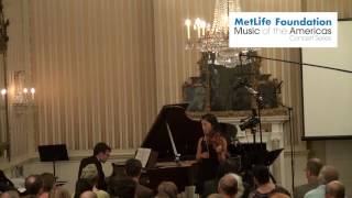 Violinist Kristin Lee and pianist Connor Hannick perform Fung's 