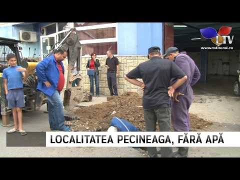 Atenție, se oprește apa în localitatea Pecineaga! - Litoral TV