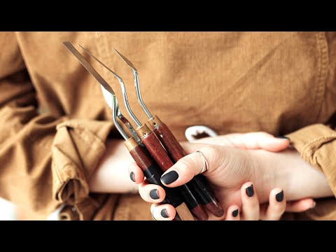 #141 Easy Palette knife acrylic abstract demo for Beginners with Commentary. ASMR plus I sing!